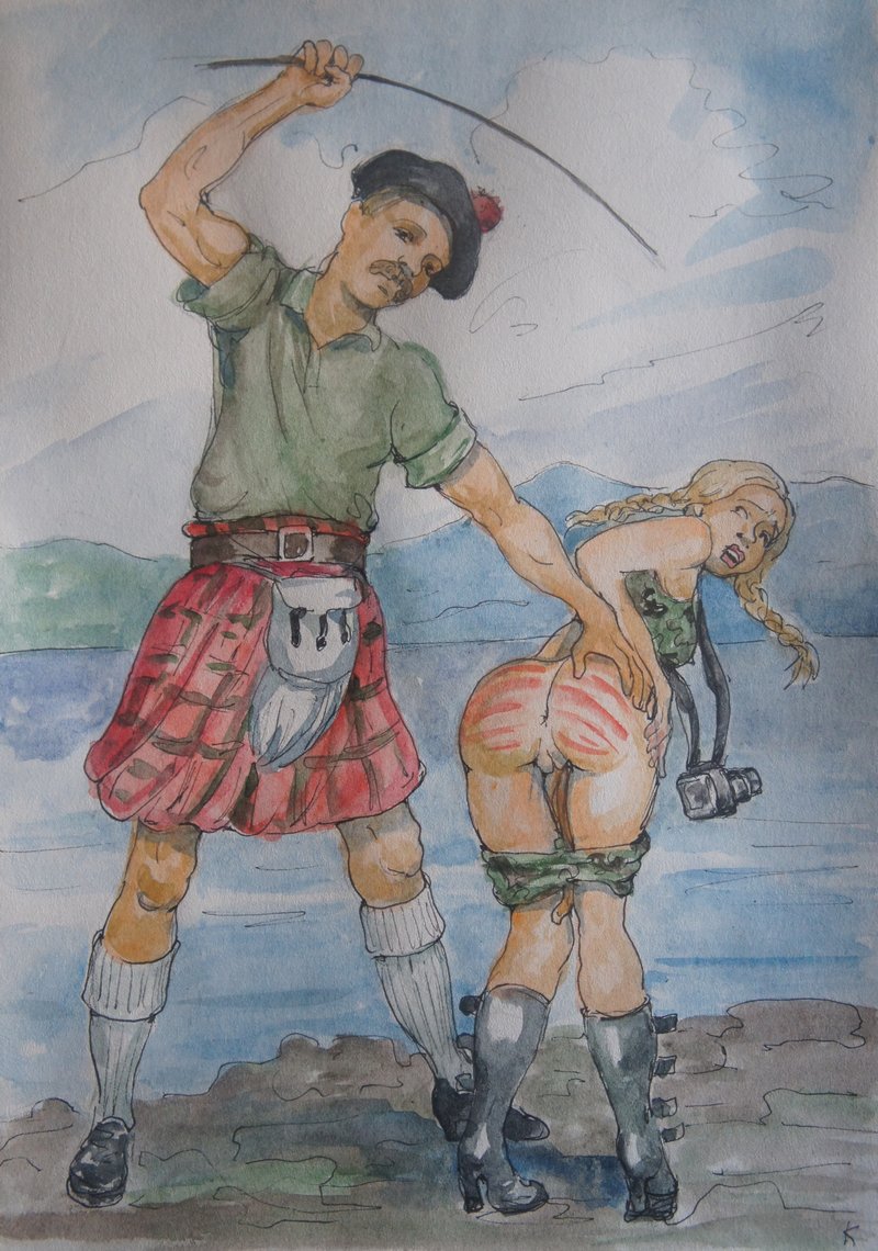 brutal switching by a lake in scotland