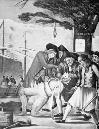 tax collector gets a beating