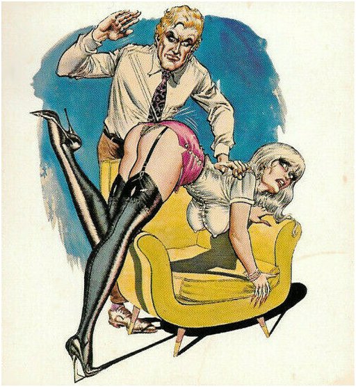 bill ward hand spanking art