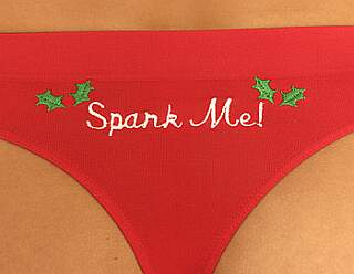 spanking panties, back