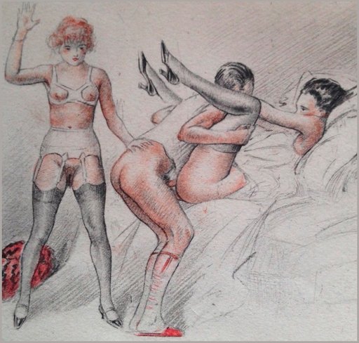 spanking him in time to his fucking thrusts