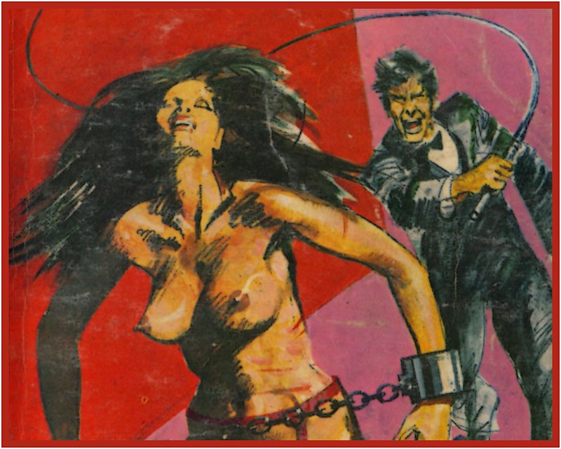 Vampire whips chained woman