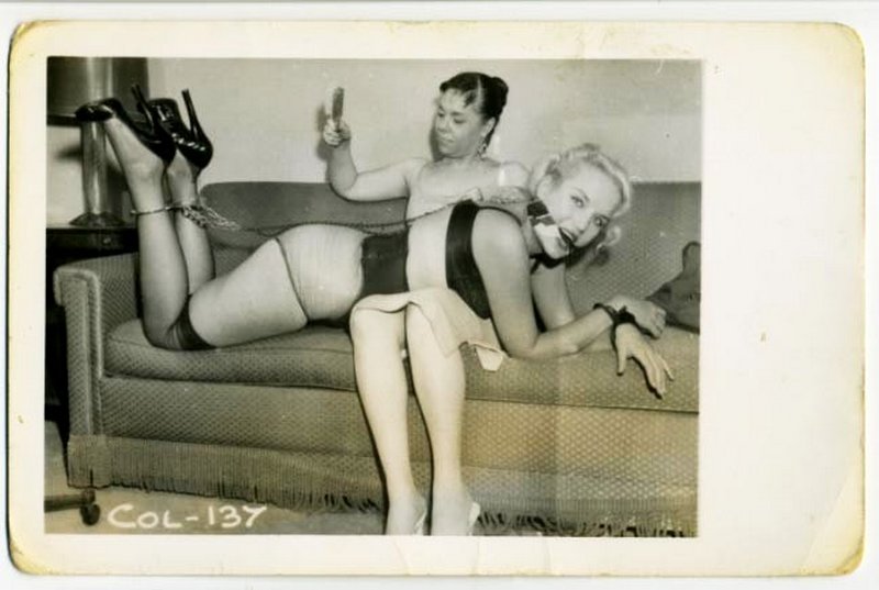 hairbrush spanking photo card