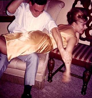 old marital spanking photo