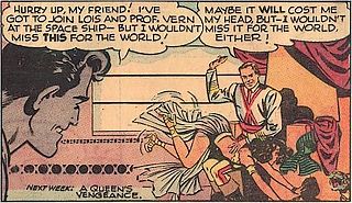 superman watches a spanking