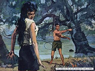 a man and a woman and a bullwhip