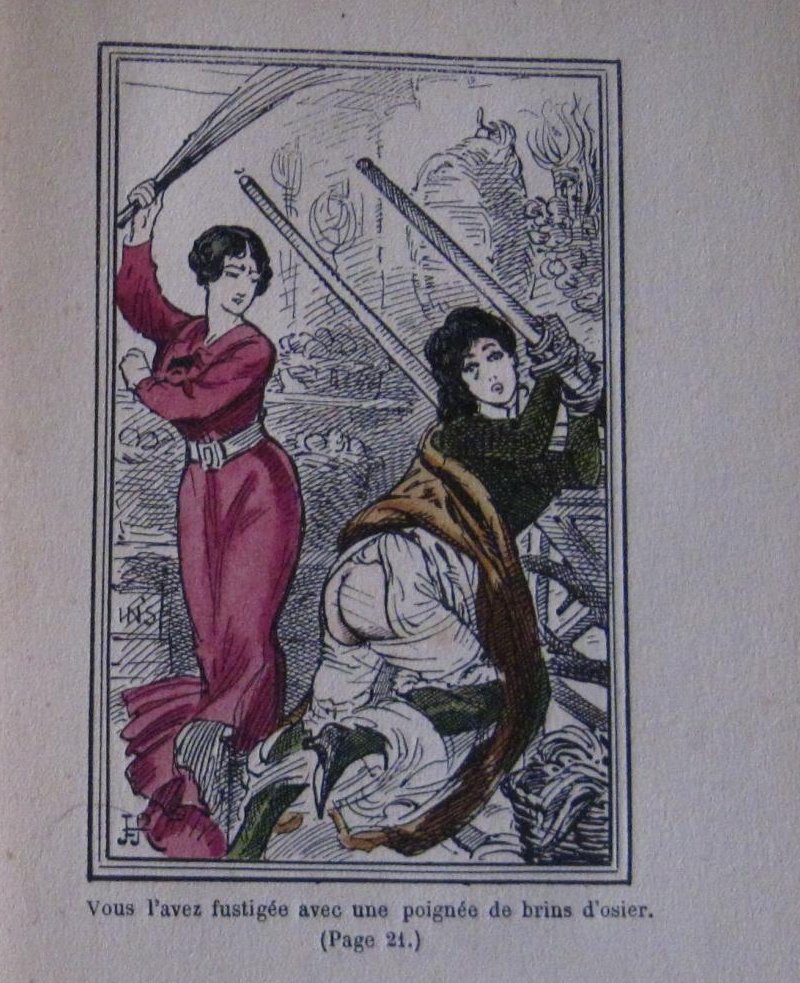 lashed with a handful of wicker